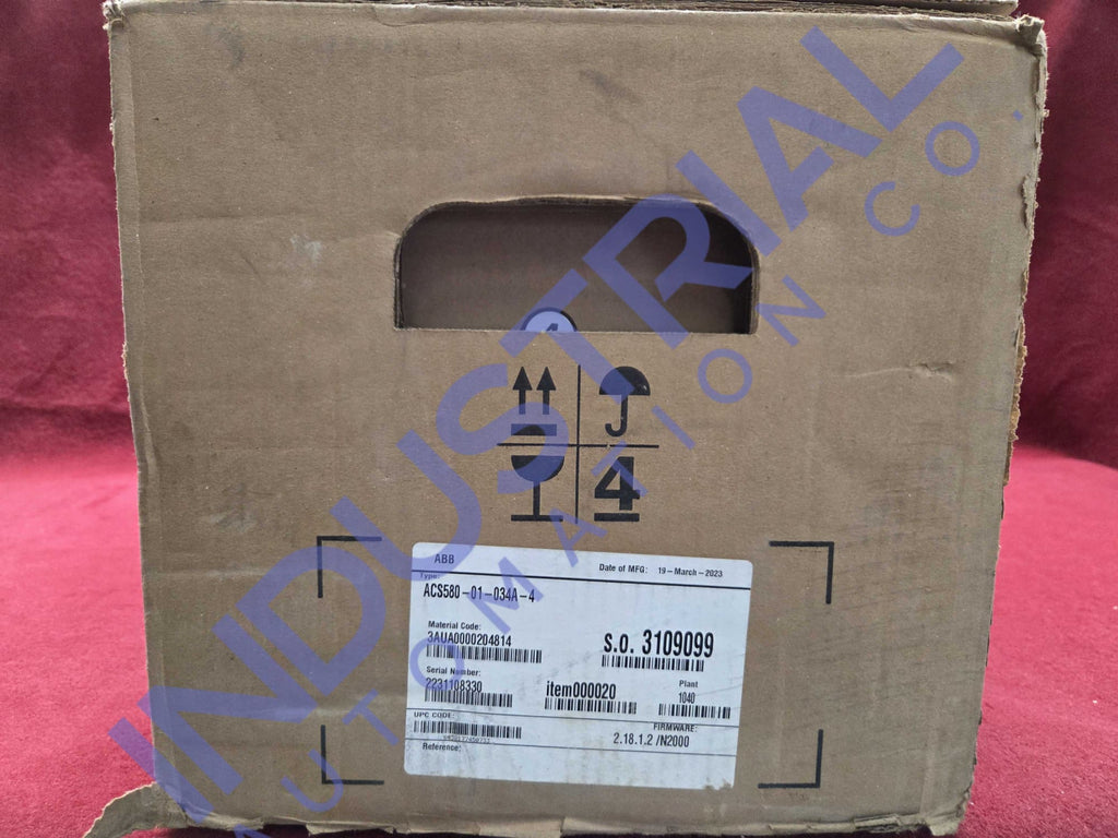 ABB ACS580-01-034A-4 New Surplus Adjustable Frequency AC Drive