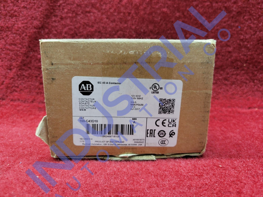 Allen-Bradley 100-C43D10 Surplus Original Open Box