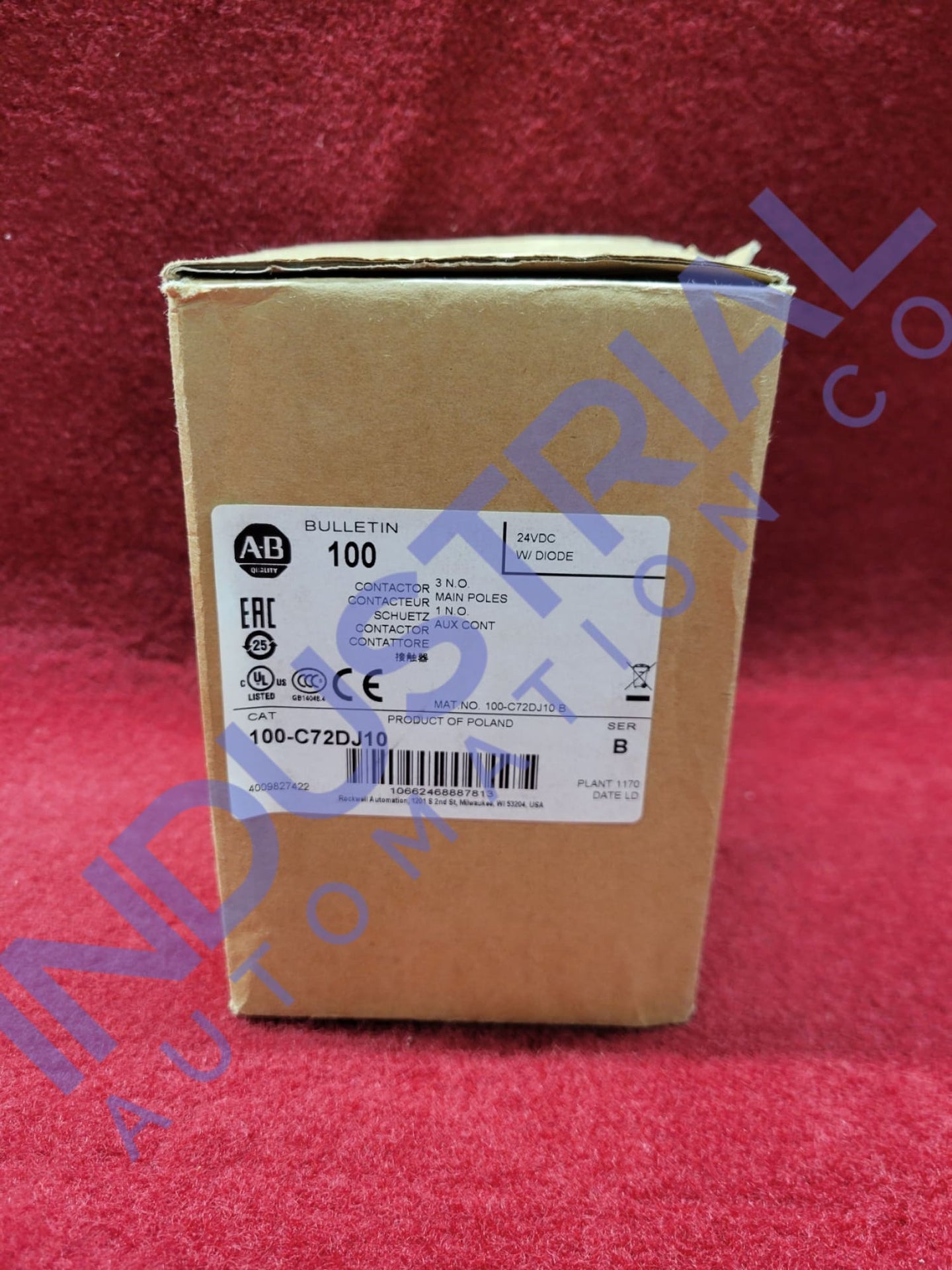 Allen-Bradley 100-C72DJ10 Surplus Original Open Box Industrial Automation & Control