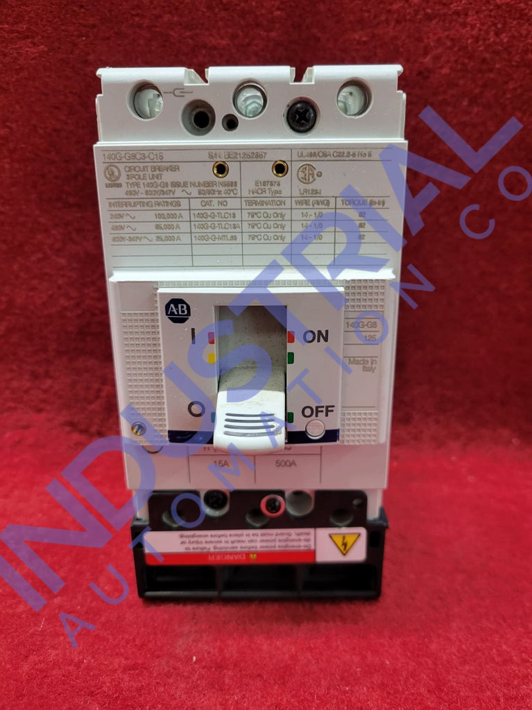 Allen-Bradley 140G-G6C3-C15 IAC Certified Refurbished