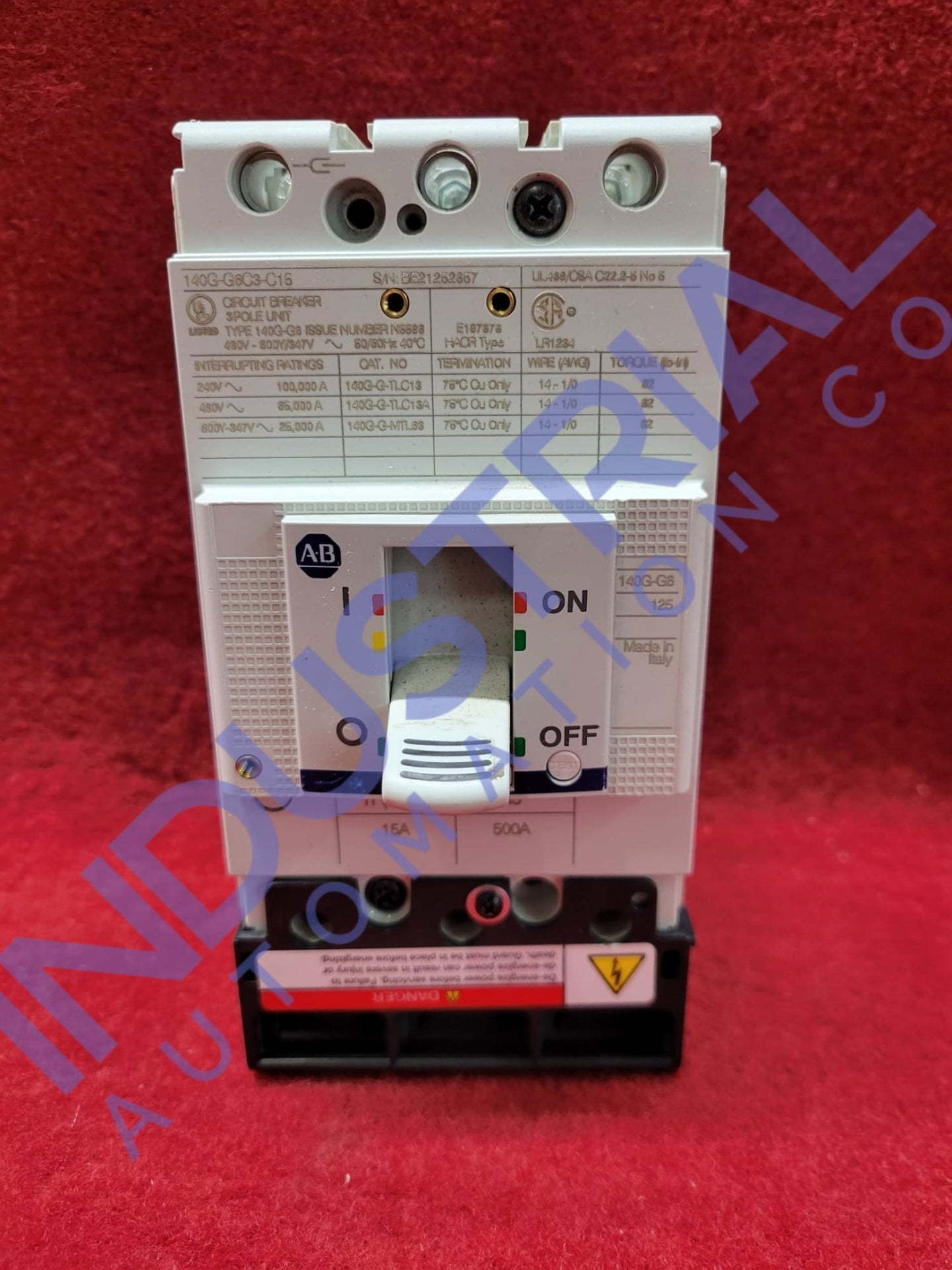 Allen-Bradley 140G-G6C3-C15 IAC Certified Refurbished