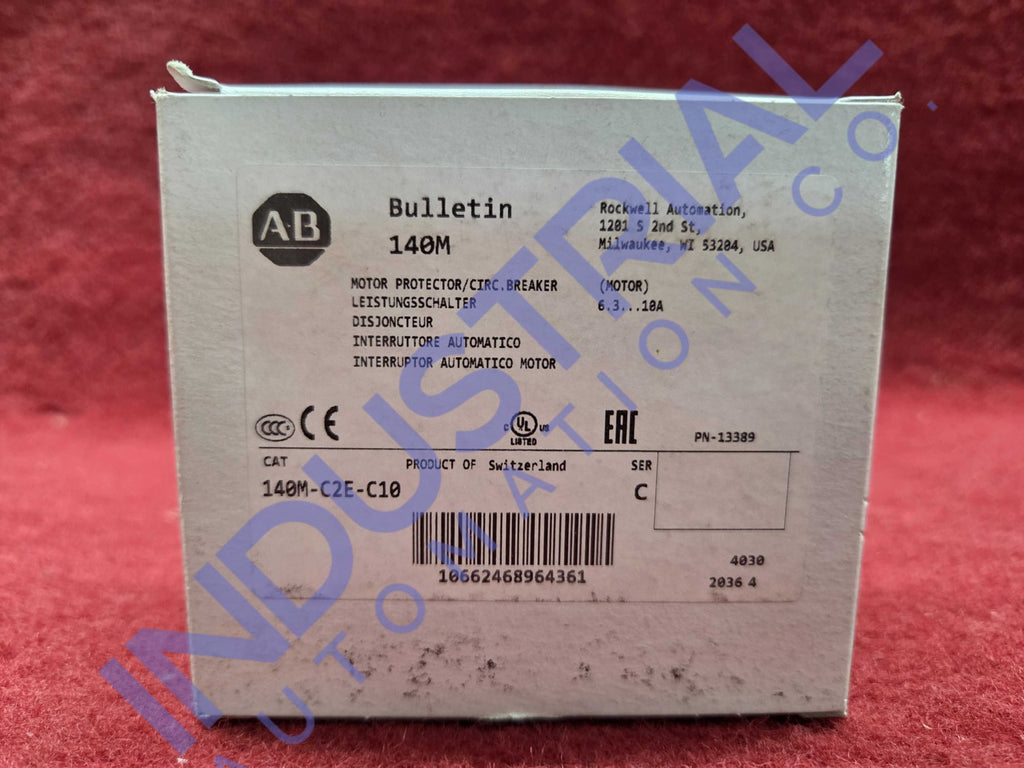 Allen Bradley 140M C2E C10 Surplus Original Open Box