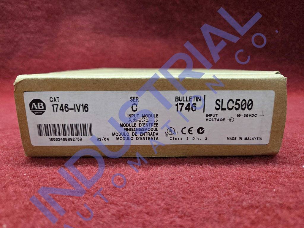 Allen-Bradley 1746-IV16 Surplus Original Open Box