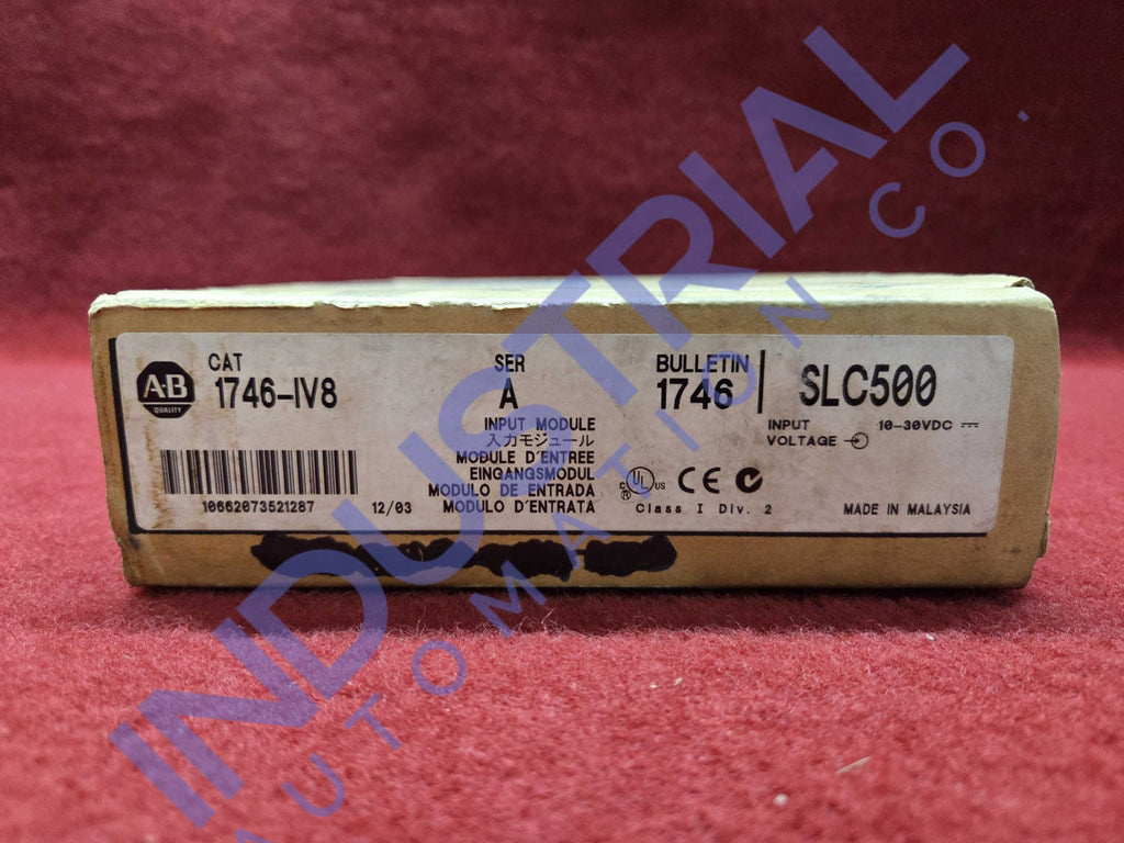 Allen-Bradley 1746-IV8 Surplus Original Open Box