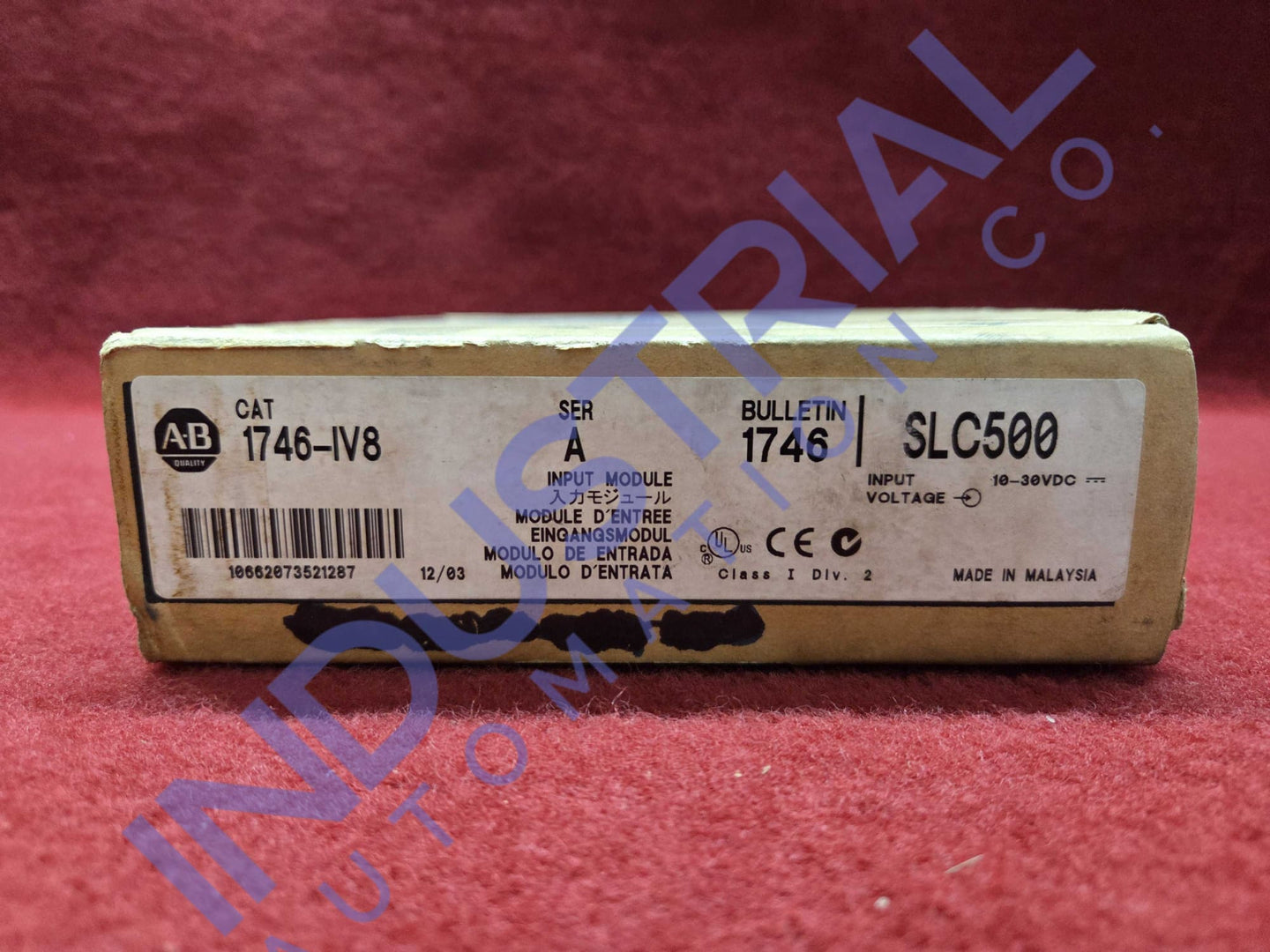 Allen-Bradley 1746-IV8 Surplus Original Open Box