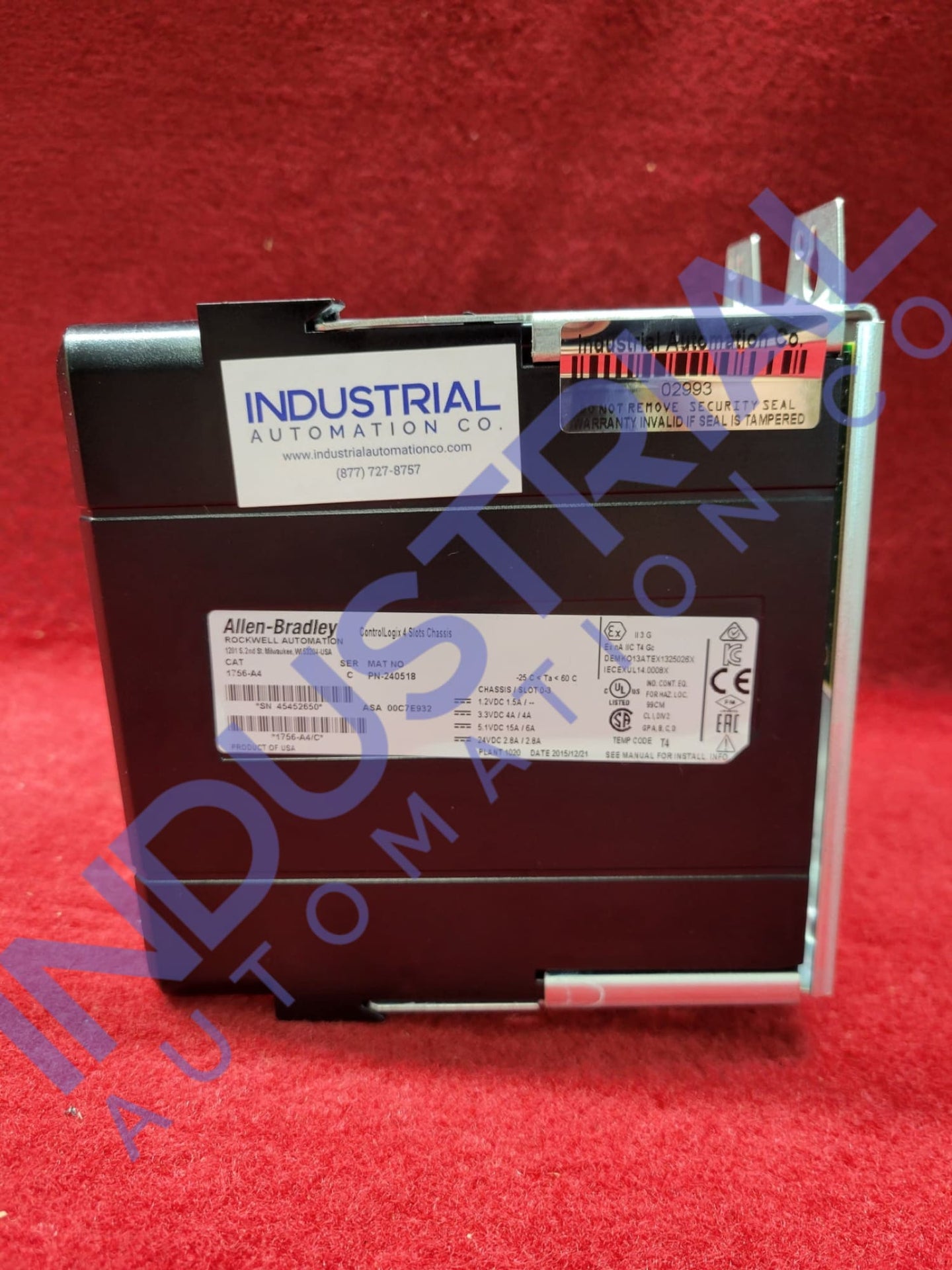 Allen-Bradley 1756-A4 IAC Certified Refurbished