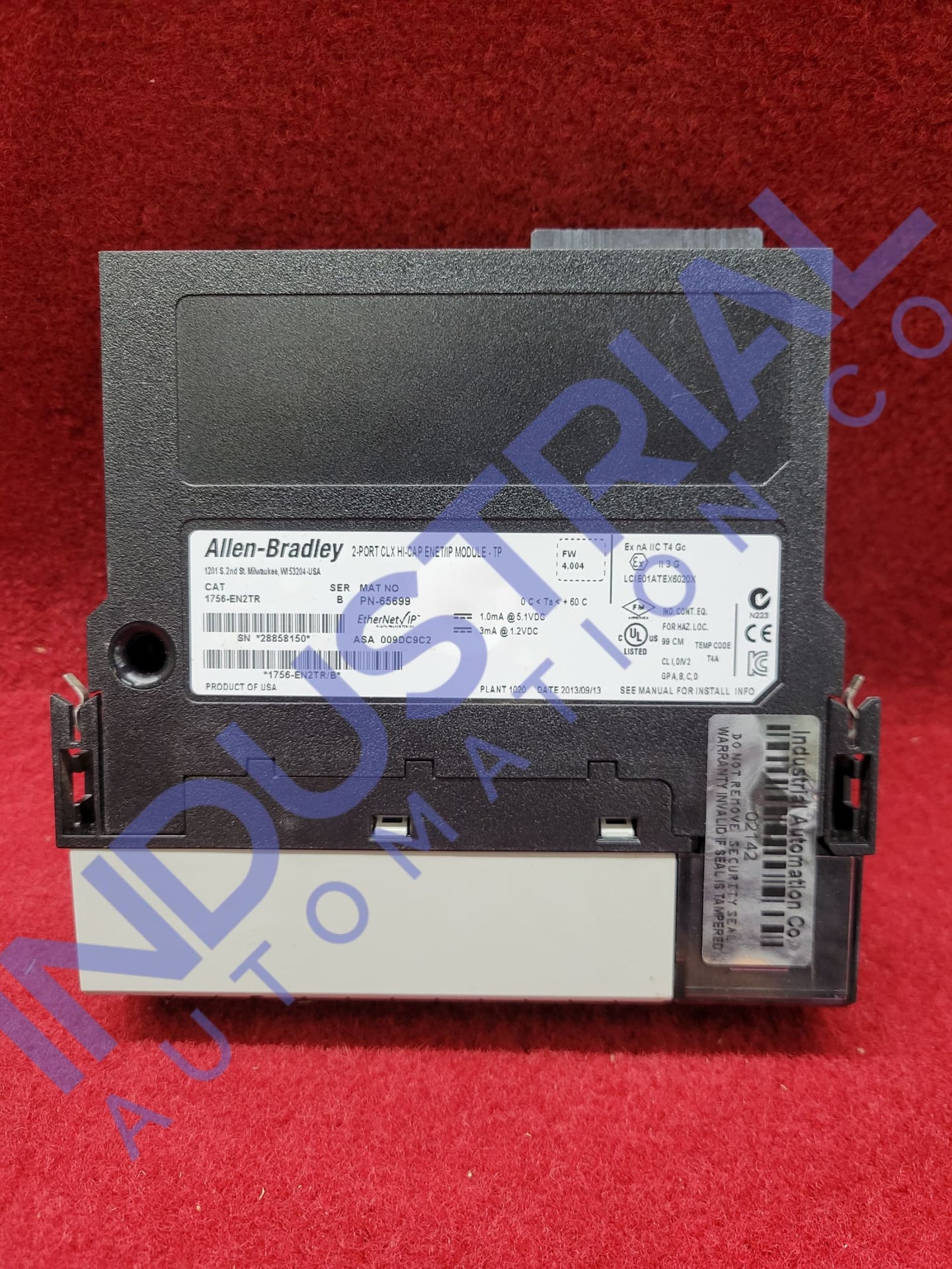 Allen-Bradley 1756-EN2TR IAC Certified Refurbished PLC