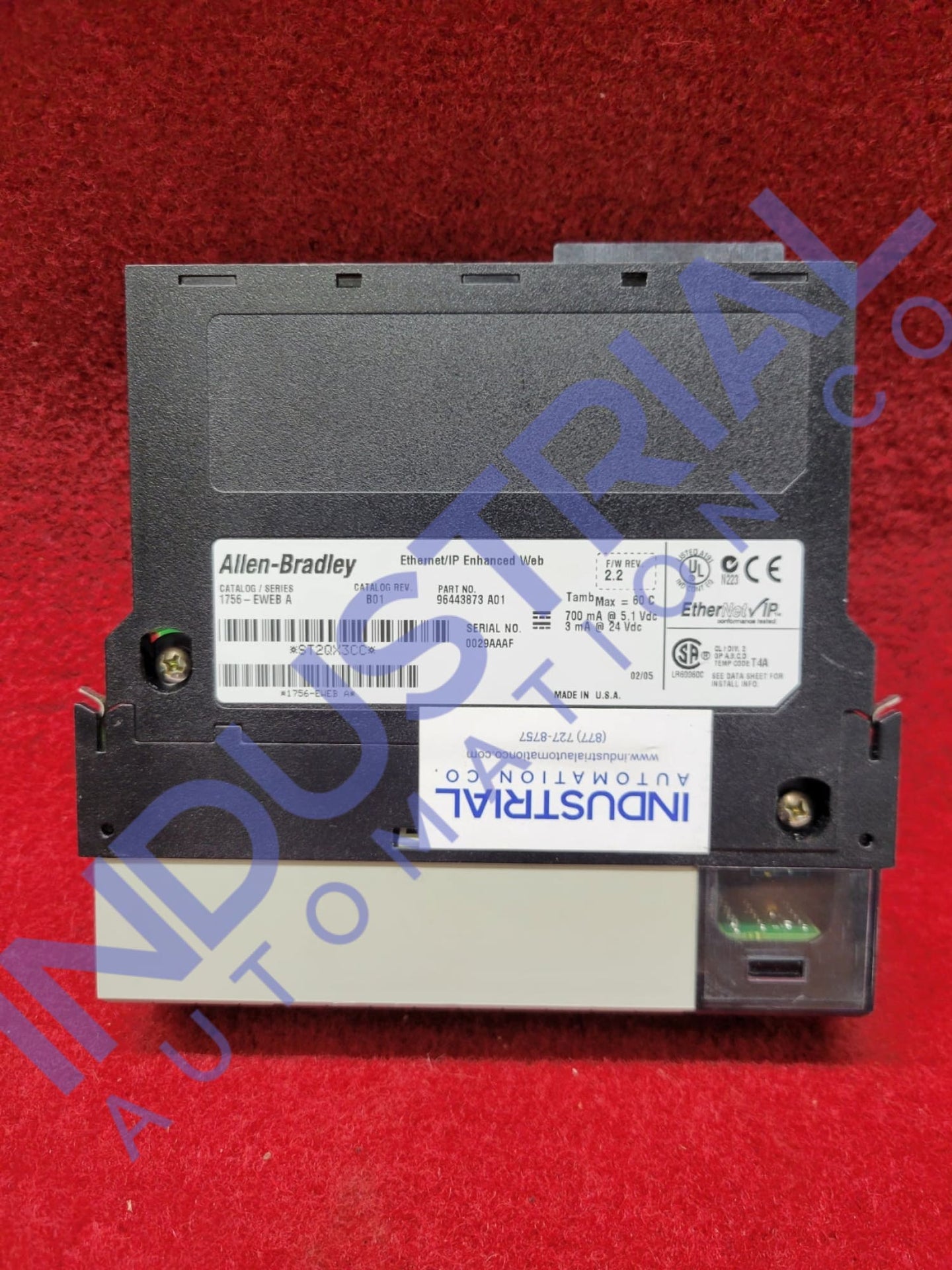 Allen-Bradley 1756-EWEB IAC Certified Refurbished