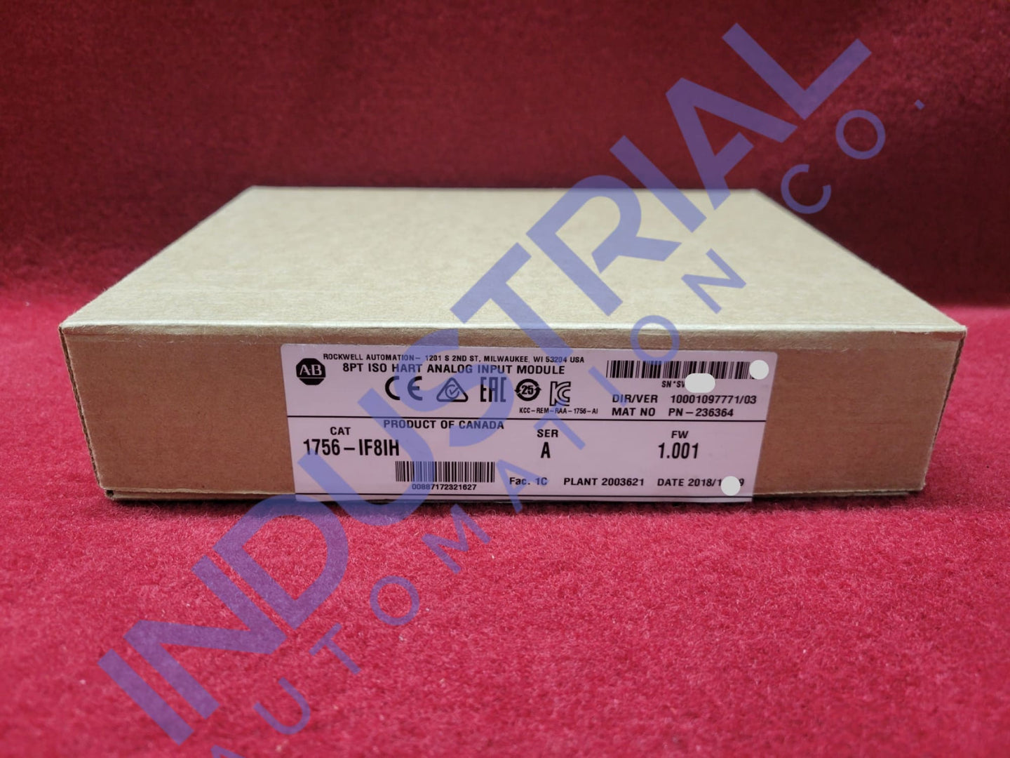 Allen-Bradley 1756-IF8IH Surplus Original Open Box