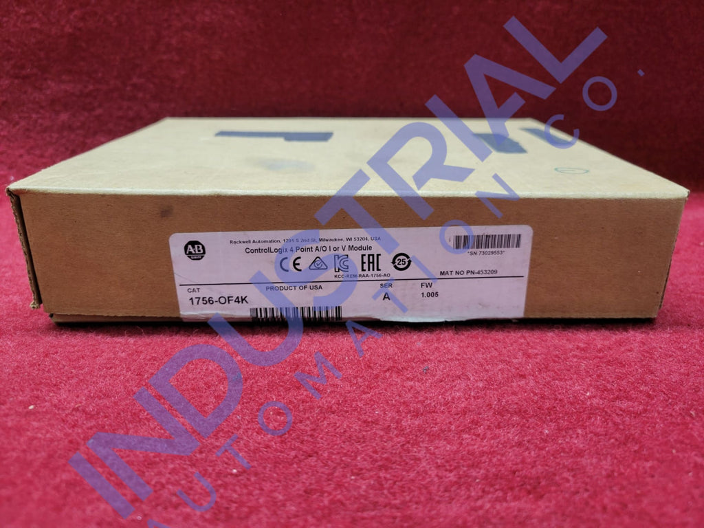 Allen-Bradley 1756-OF4K Surplus Original Open Box