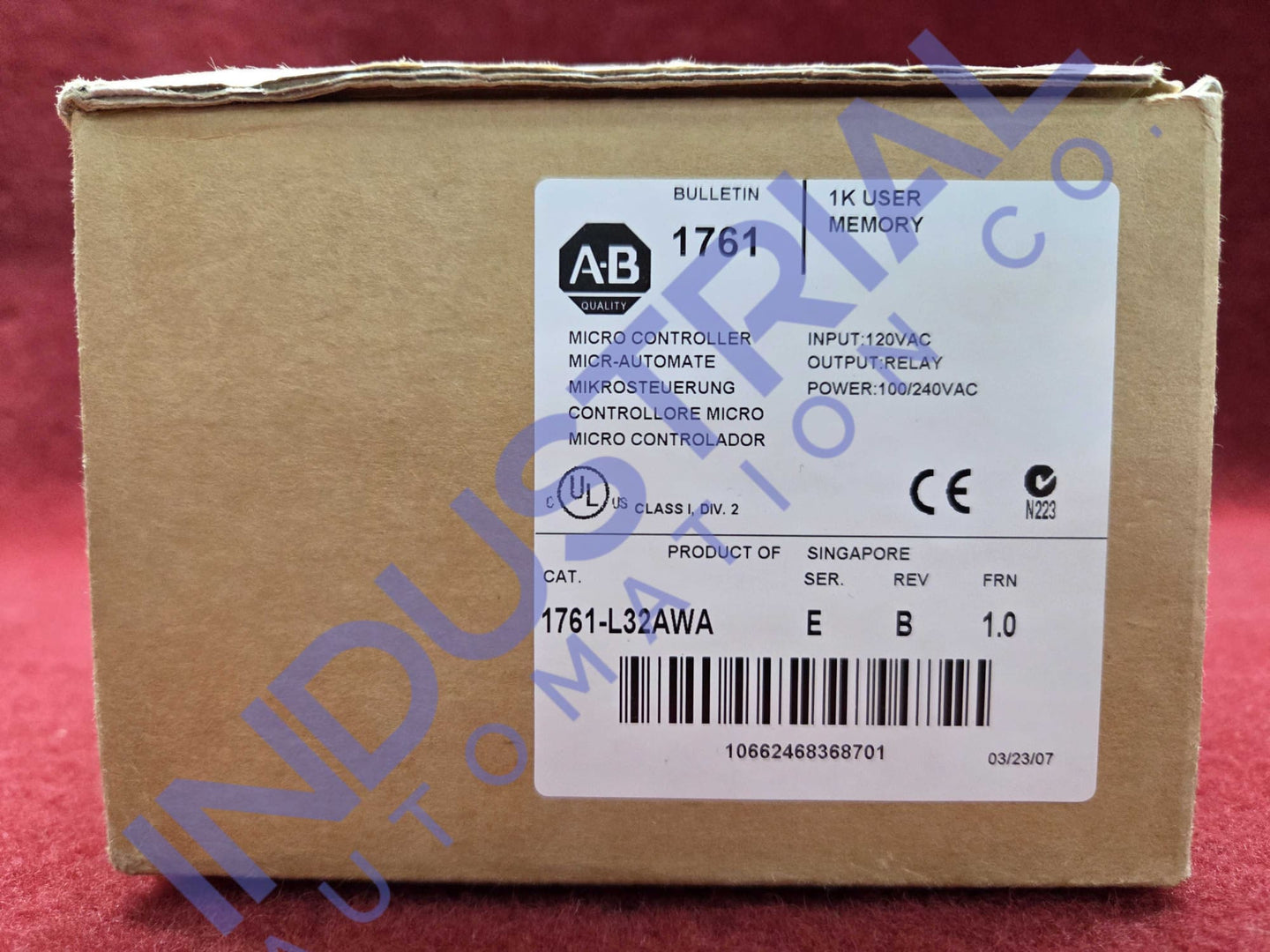 Allen-Bradley 1761-L32AWA Surplus Original Open Box PLC