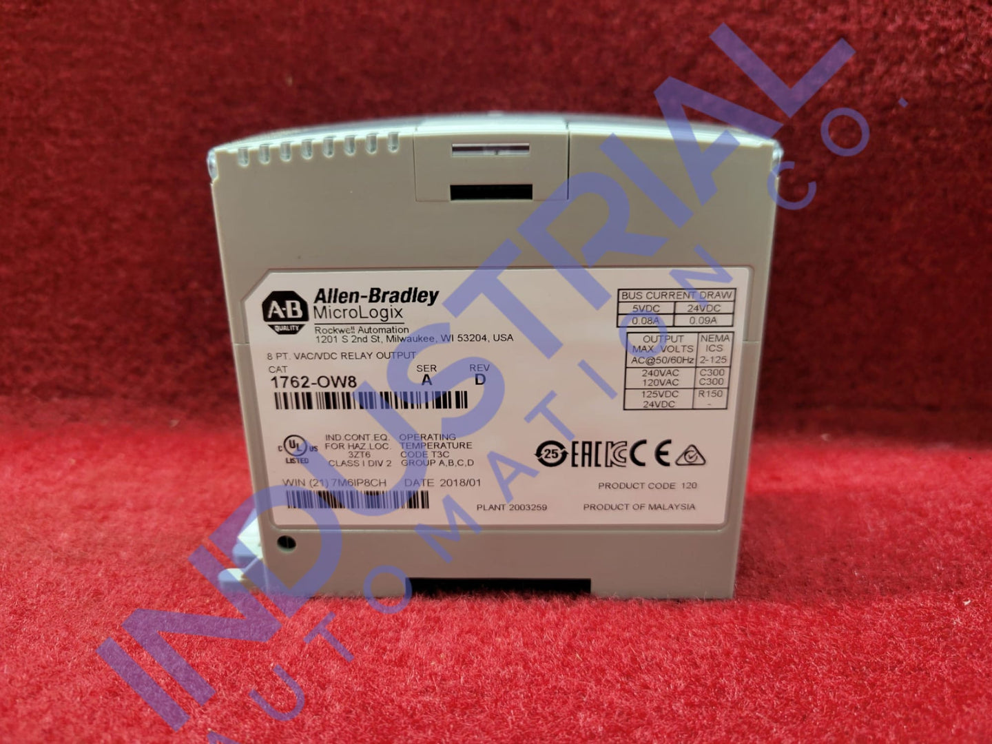 Allen-Bradley 1762-OW8 IAC Certified Refurbished