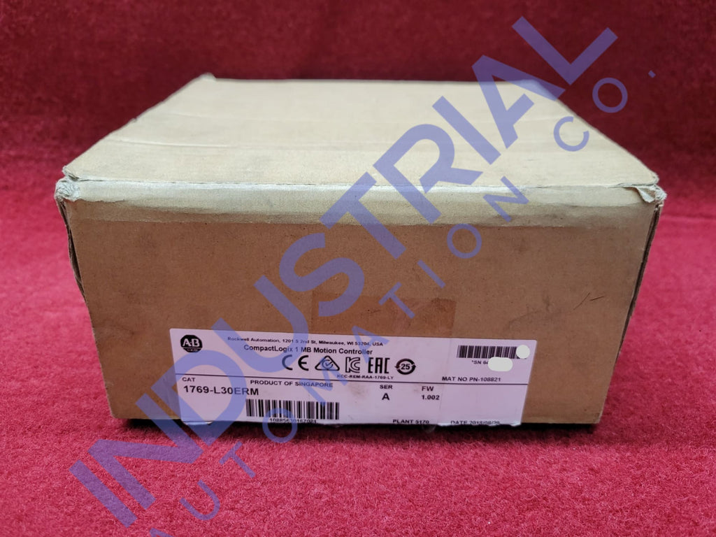 Allen-Bradley 1769-L30ERM Surplus Original Open Box PLC