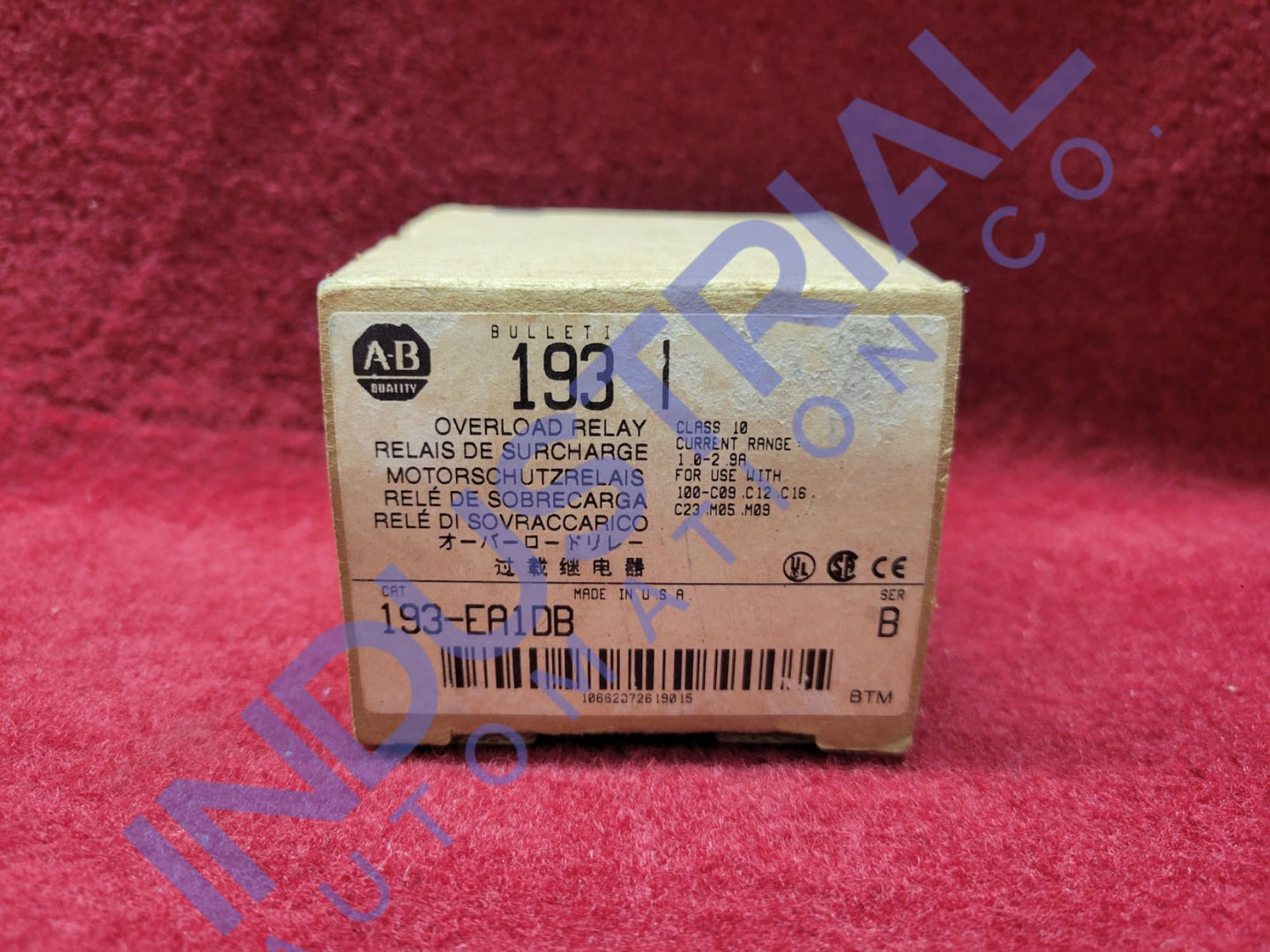 Allen-Bradley 193-EA1DB Surplus Original Open Box