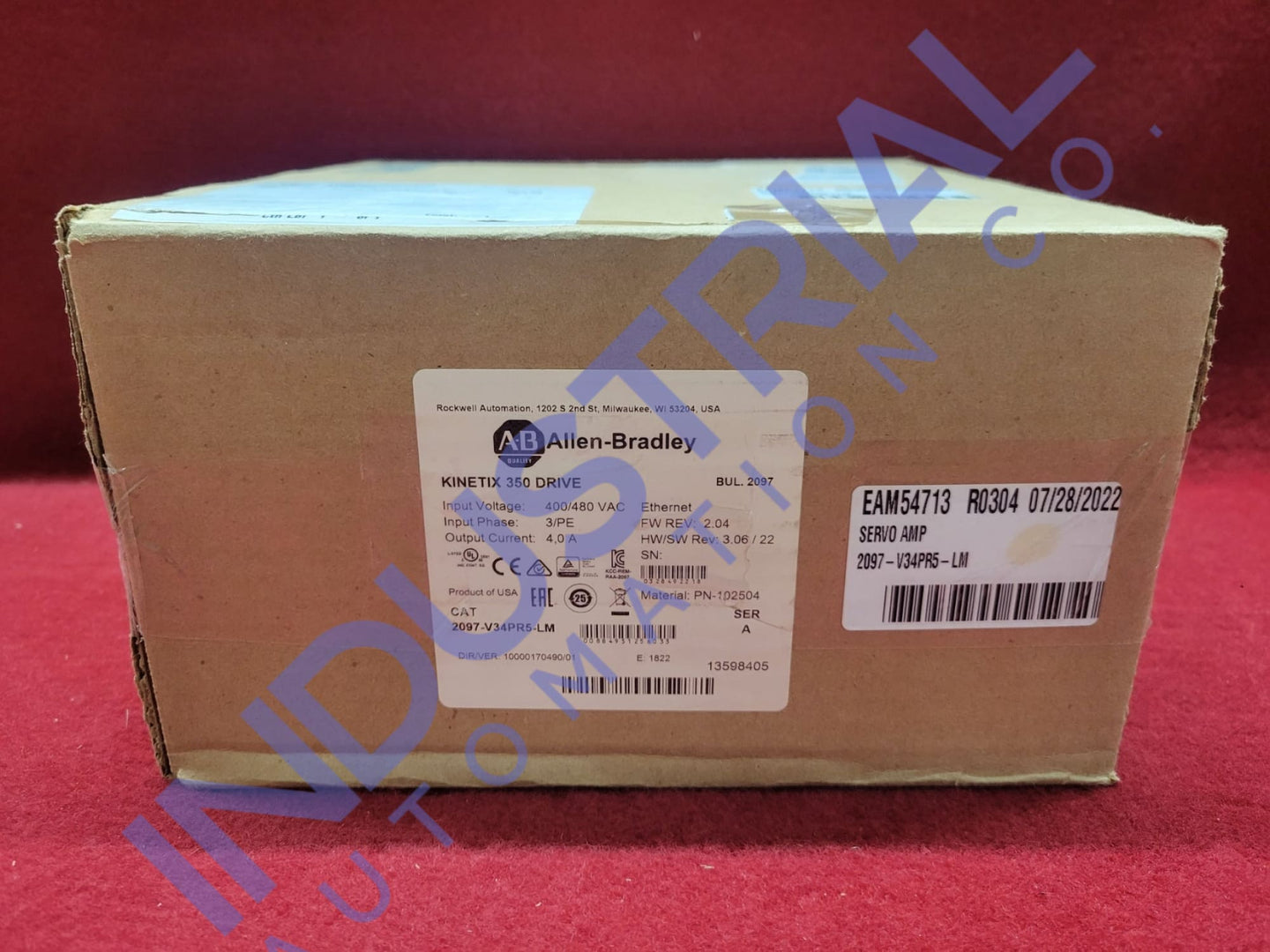 Allen-Bradley 2097-V34Pr5-Lm Surplus Original Open Box