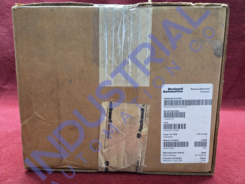 Allen Bradley 20AD3P4A3AYNANC0 Manufacturer Refurbished Industrial Automation & Control