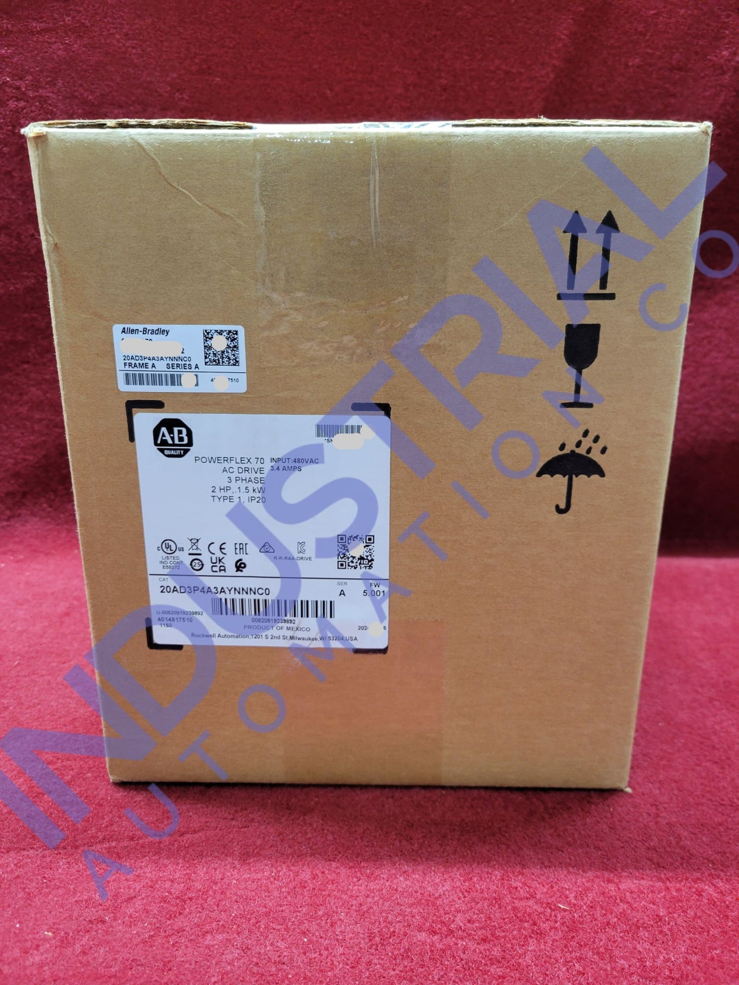 Allen-Bradley 20AD3P4A3AYNNNC0 Surplus Original Box Industrial Automation & Control