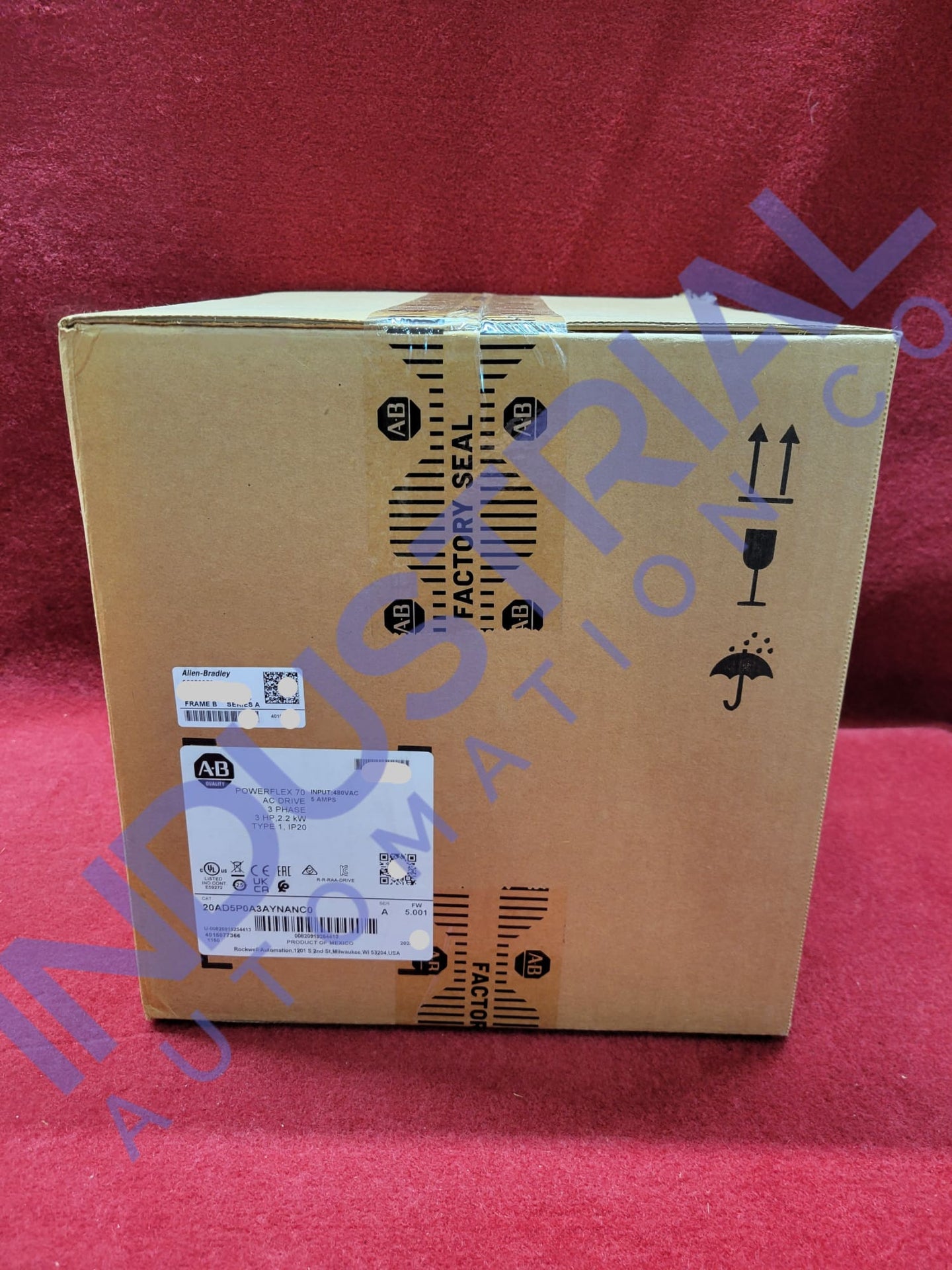 Allen-Bradley 20AD5P0A3AYNANC0 Surplus Original Box Industrial Automation & Control