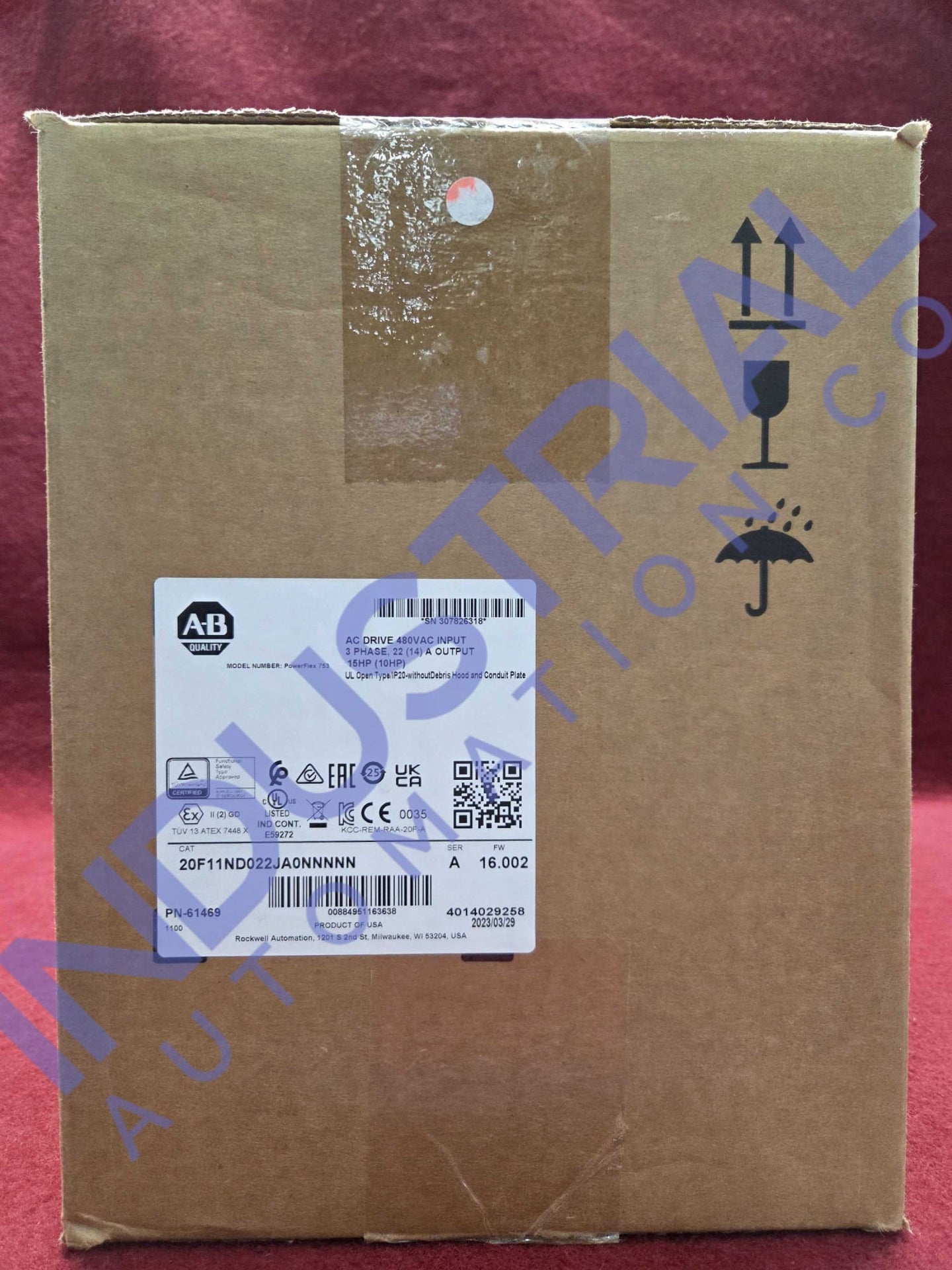 Allen-Bradley 20F11ND022JA0NNNNN Surplus Original Box Industrial Automation & Control