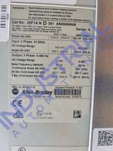 Allen-Bradley 20F1And361An0Nnnnn