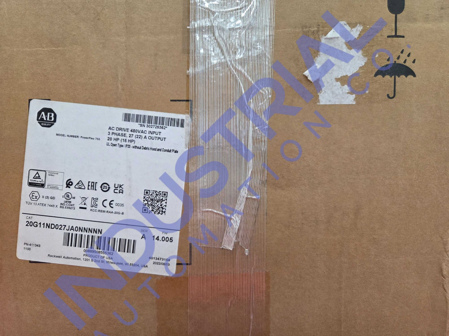 Allen-Bradley 20G11ND027JA0NNNNN Surplus Original Open Box Industrial Automation & Control