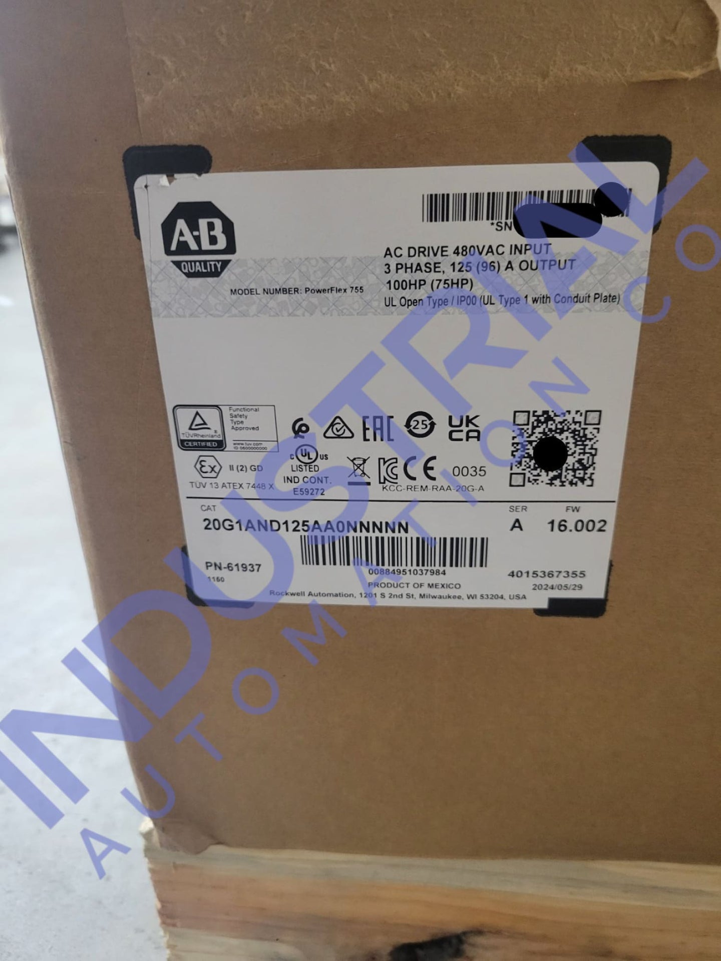 Allen-Bradley 20G1And125Aa0Nnnnn