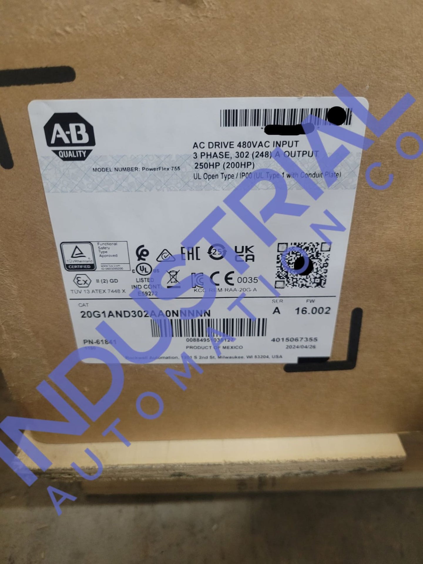 Allen-Bradley 20G1And302JA0NNNNN