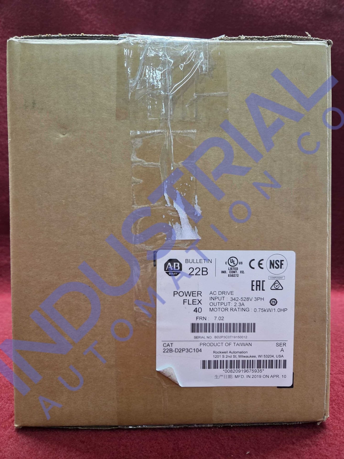 Allen-Bradley 22B-D2P3C104 Surplus Original Open Box Industrial Automation & Control