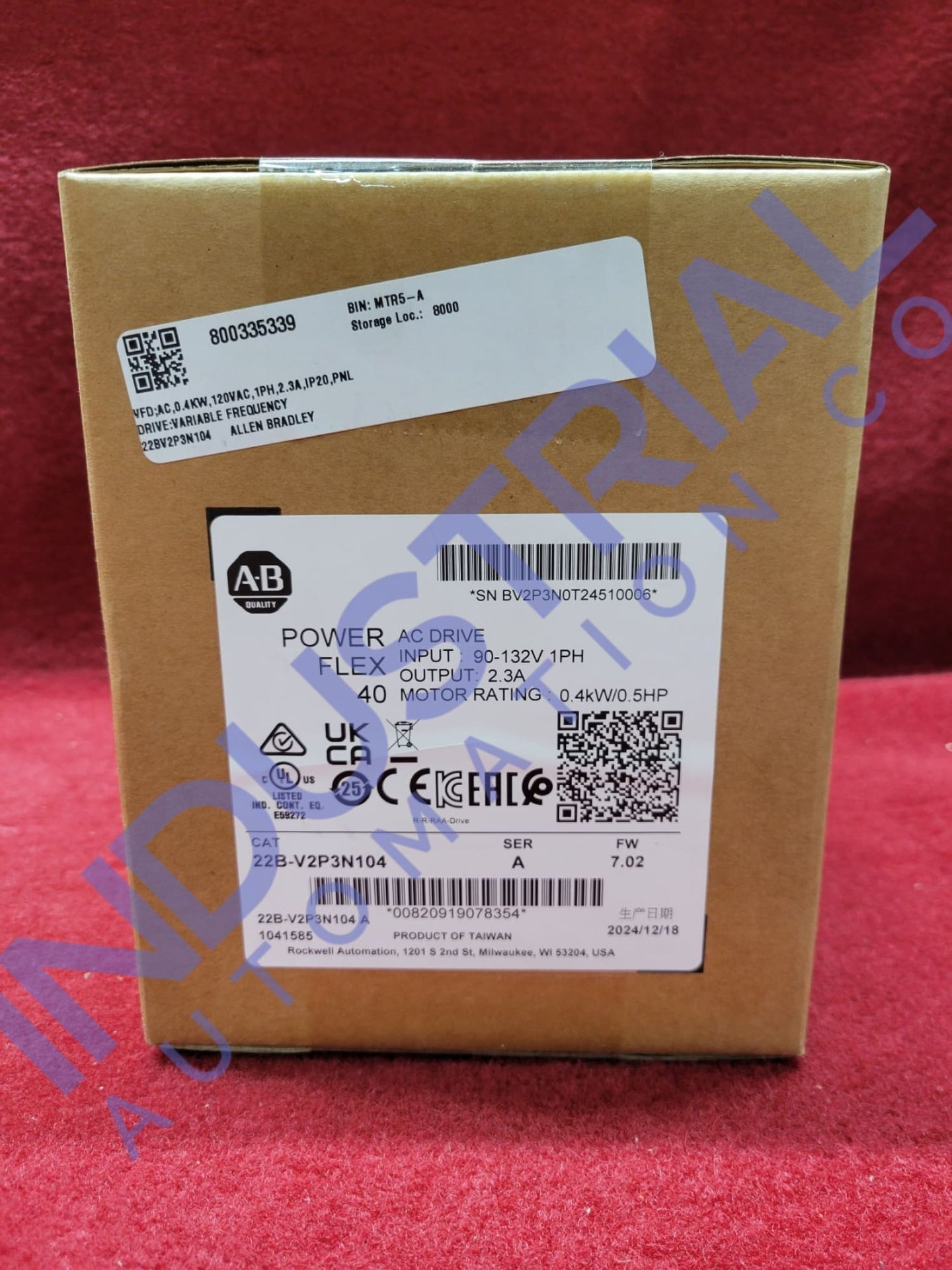 Allen-Bradley 22B-V2P3N104 Surplus Original Box Industrial Automation & Control