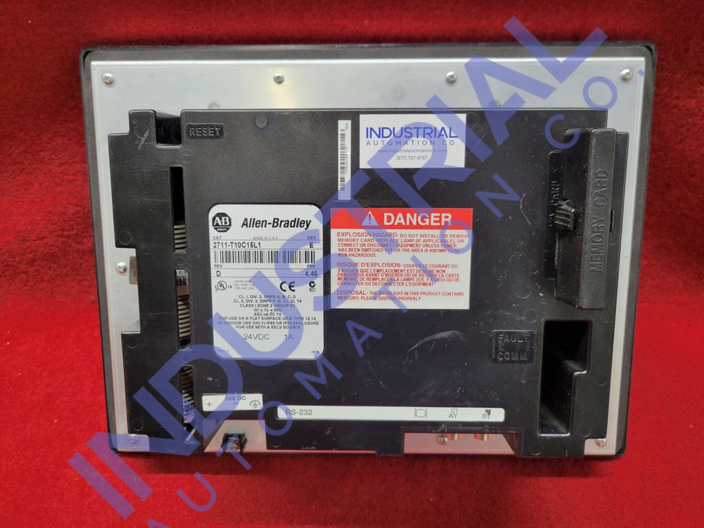 Allen-Bradley 2711-T10C15L1 IAC Certified Refurbished