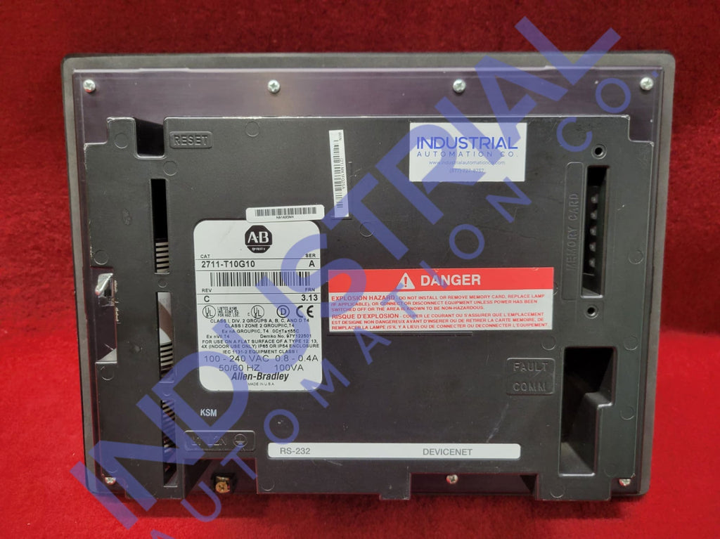 Allen-Bradley 2711-T10G10 IAC Certified Refurbished
