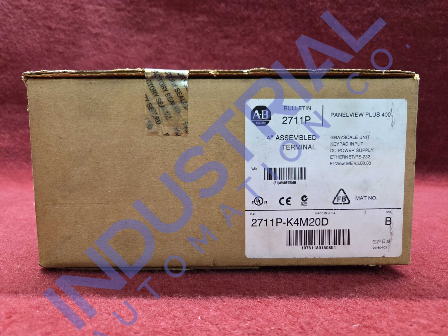 Allen-Bradley 2711P-K4M20D Surplus Original Open Box