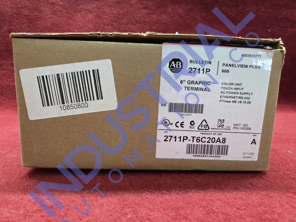 Allen-Bradley 2711P-T6C20A8 Surplus Original Open Box Industrial Automation & Control