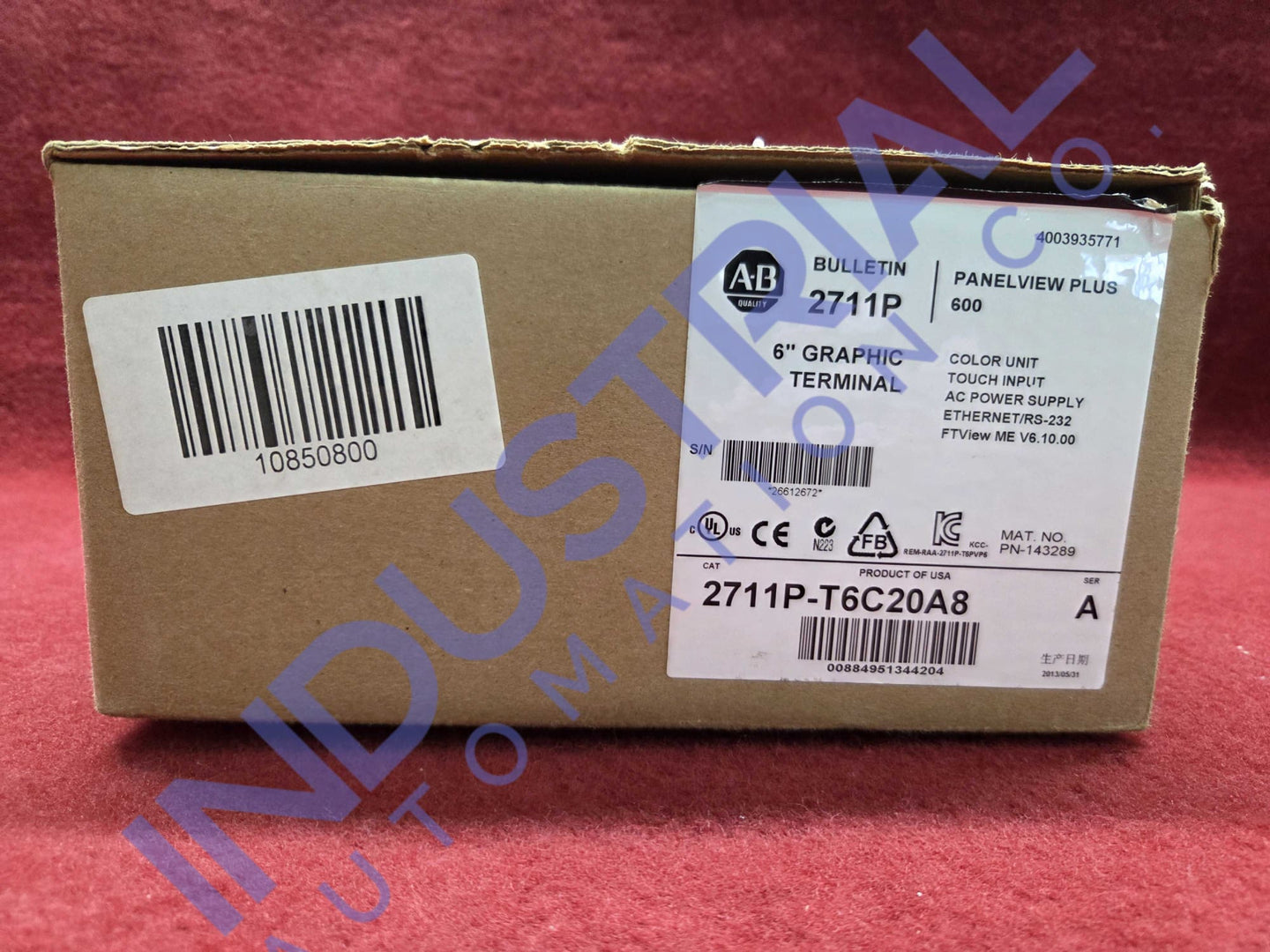 Allen-Bradley 2711P-T6C20A8 Surplus Original Open Box Industrial Automation & Control