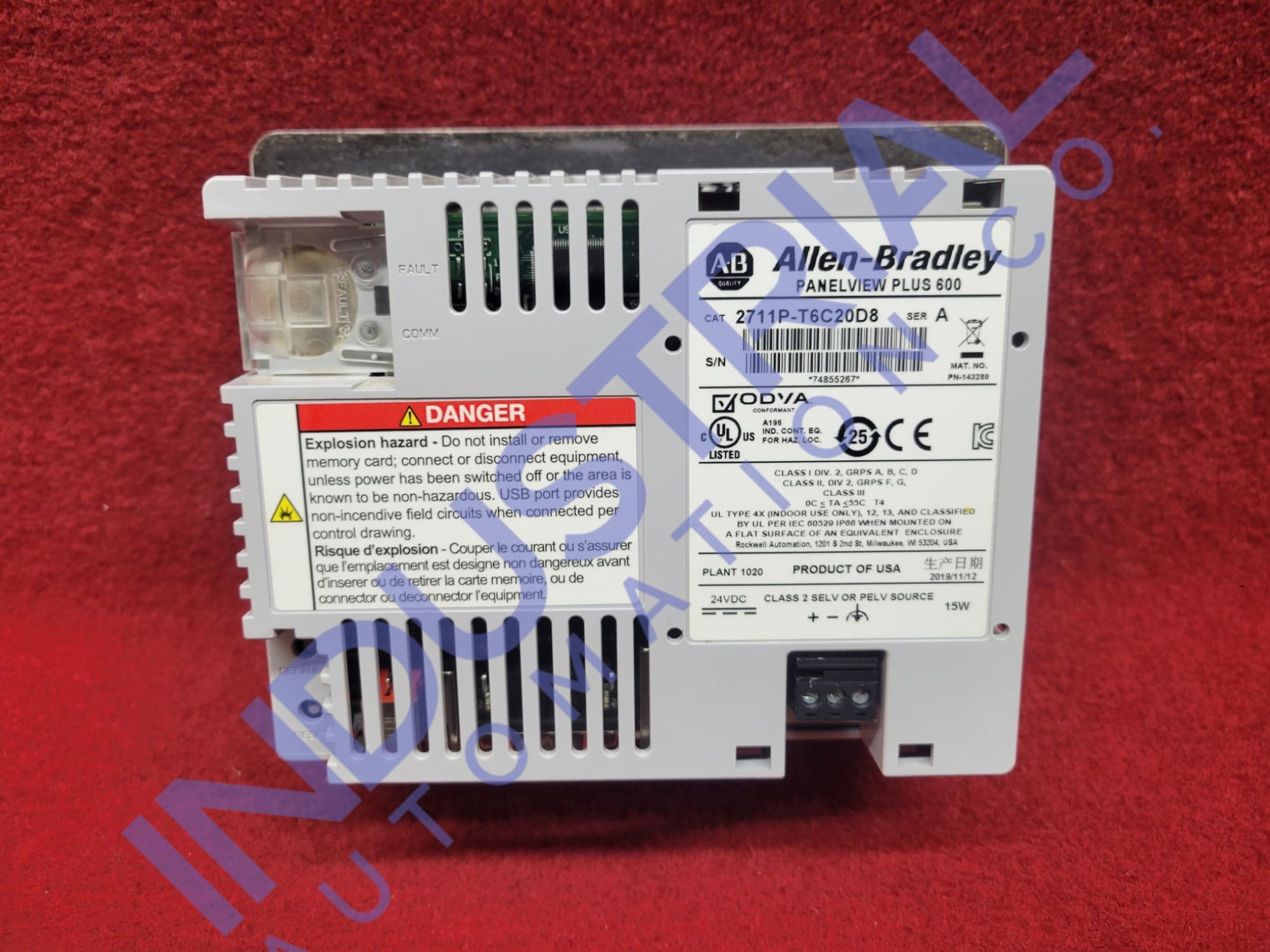 2711P-T6C20D8 | Purchase Allen Bradley 2711P-T6C20D8 - Industrial