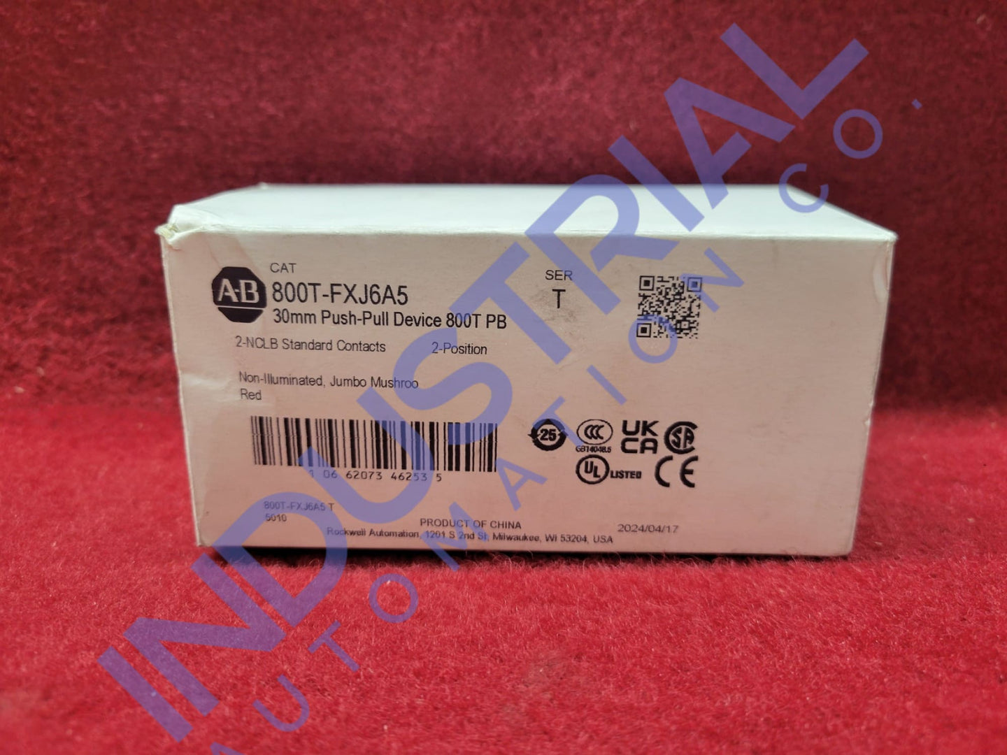 Allen-Bradley 800T-FXJ6A5 Surplus Original Open Box