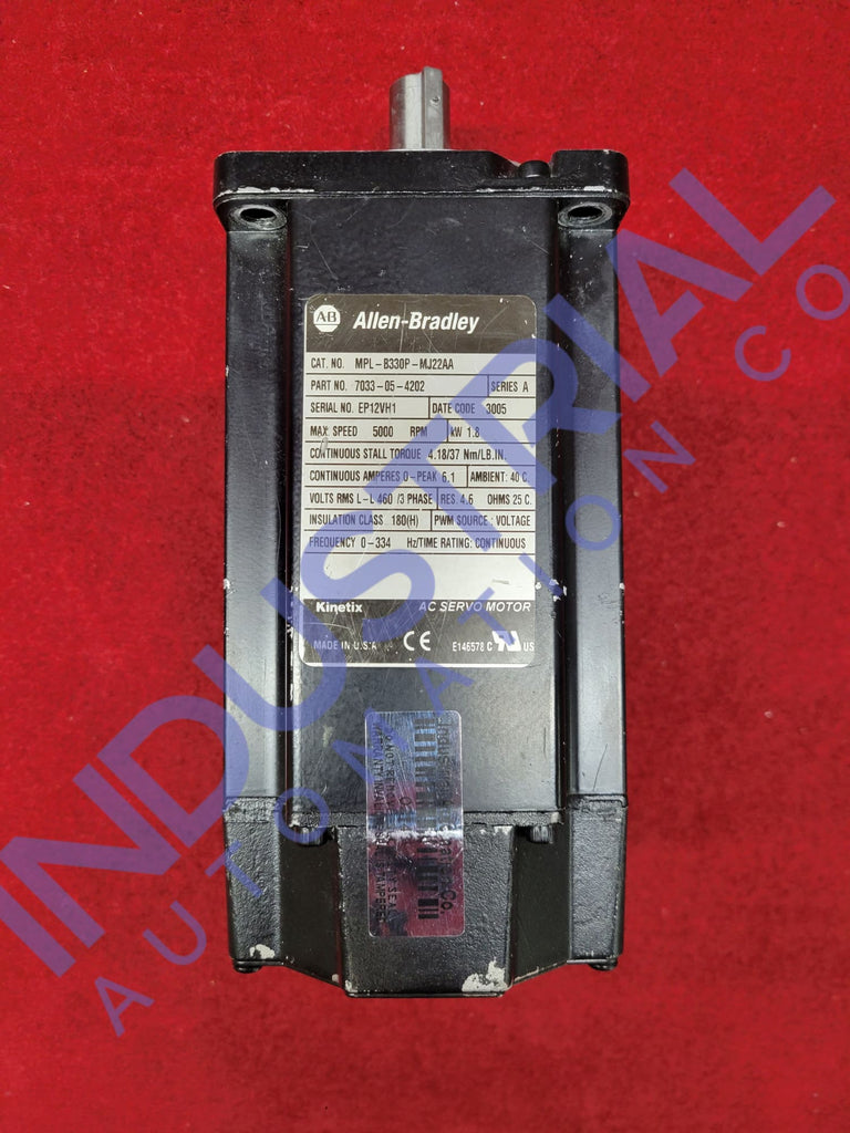Allen-Bradley MPL-B330P-MJ22AA IAC Certified Refurbished