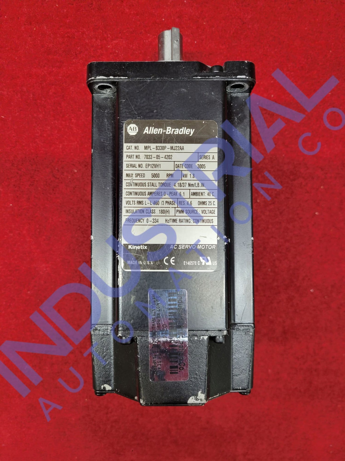 Allen-Bradley MPL-B330P-MJ22AA IAC Certified Refurbished