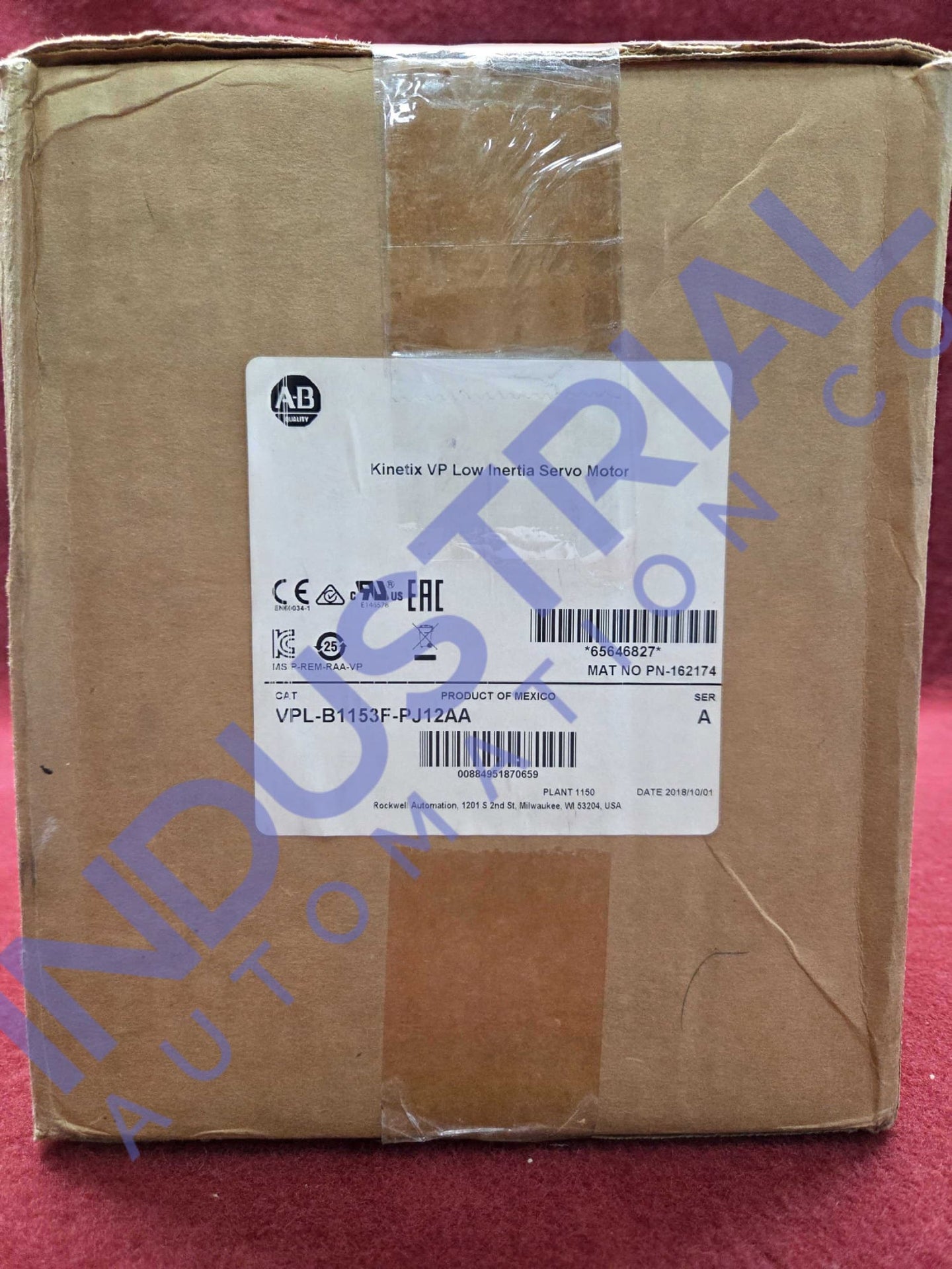 Allen-Bradley VPL-B1153F-PJ12AA Surplus Original Open Box Industrial Automation & Control