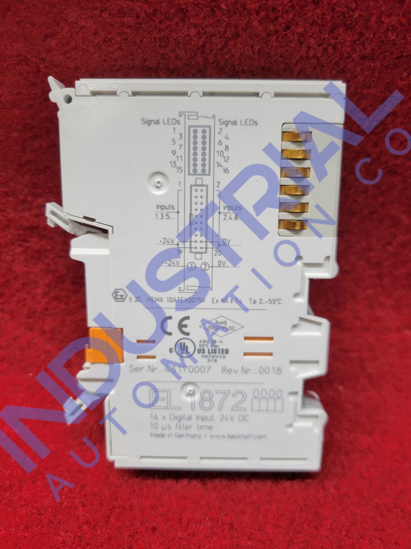 Beckhoff EL1872 IAC Certified Refurbished