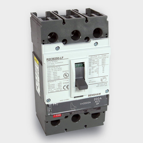 Circuit Breaker 150 A - 250 Frame 3P 600 VAC, H-High Fault, FTU Trip Unit, 65 KAIC Interrupt at 480 VAC