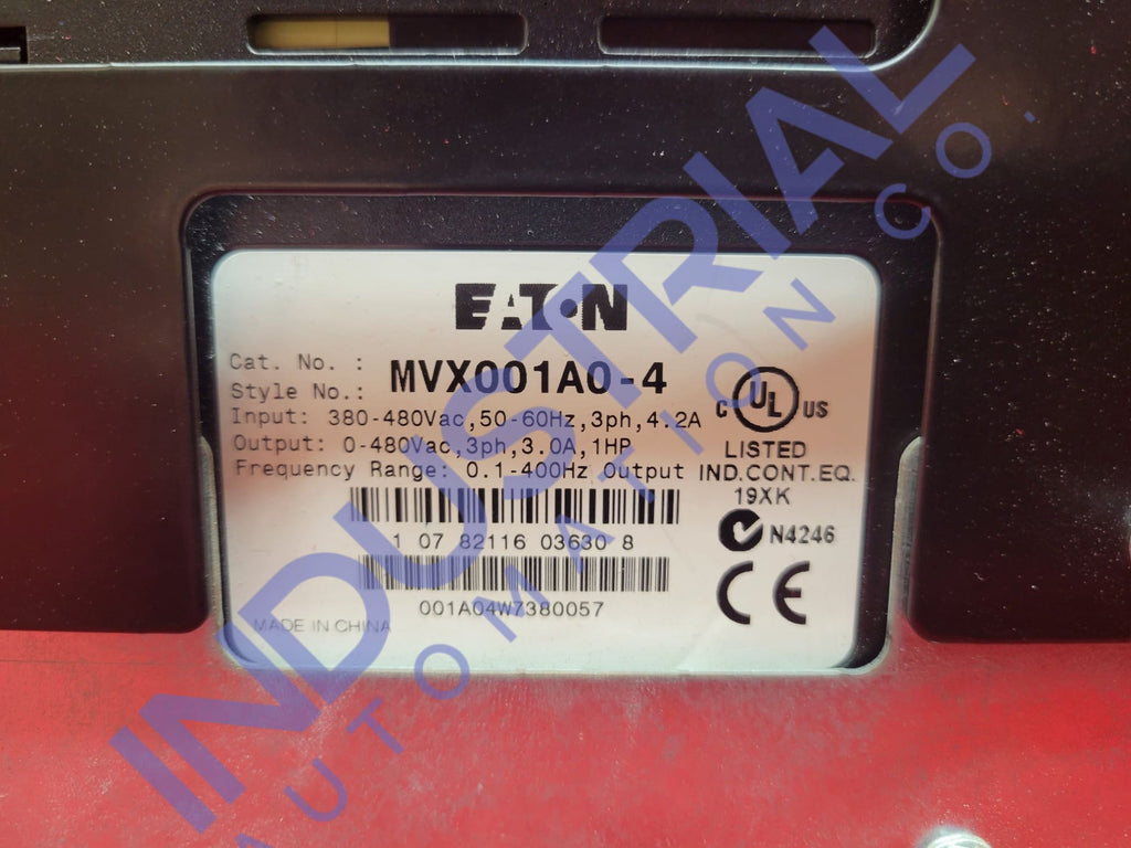 Eaton Mvx001A0-4