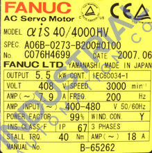 Load image into Gallery viewer, Fanuc A06B-0273-B200#0100