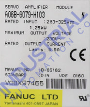 Load image into Gallery viewer, Fanuc A06B-6079-H103