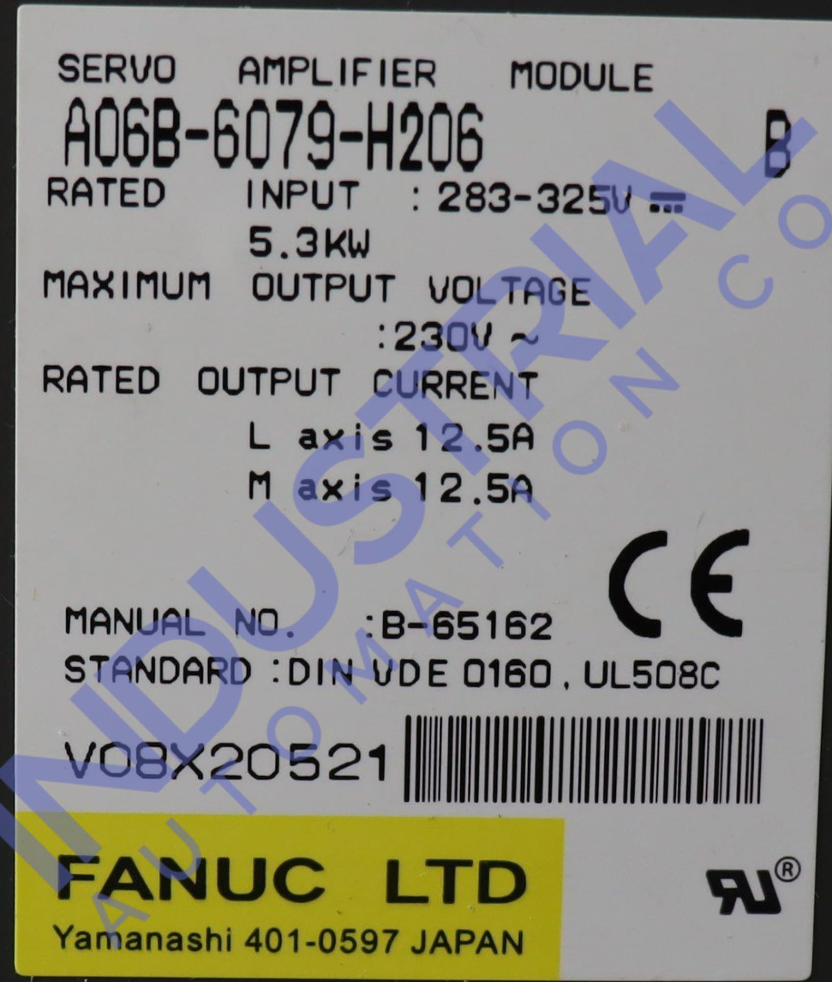 A06B-6079-H206 | Order FANUC A06B-6079-H206 Servo Drive
