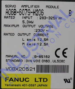 Fanuc A06B-6079-H206