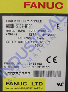 Fanuc A60B-6087-H130