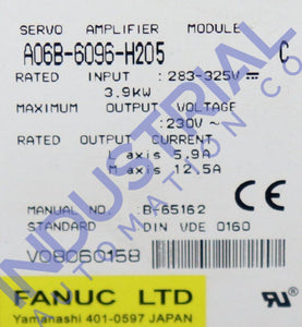 Fanuc A06B-6096-H205