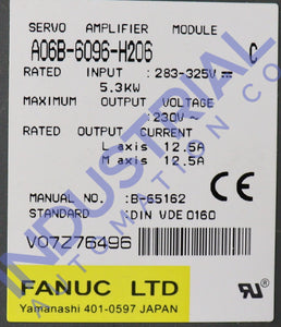 Fanuc A06B-6096-H206