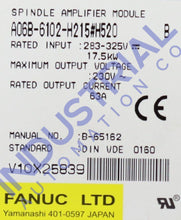 Load image into Gallery viewer, Fanuc A06B-6102-H215#h520